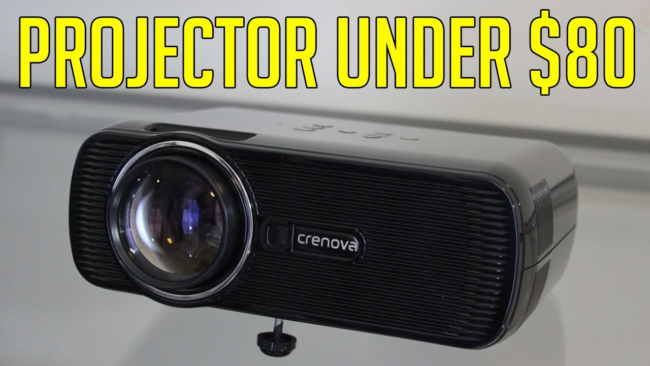 PROJECTOR FOR UNDER $80 - Crenova XPE460 Projector Review and Quality Test!