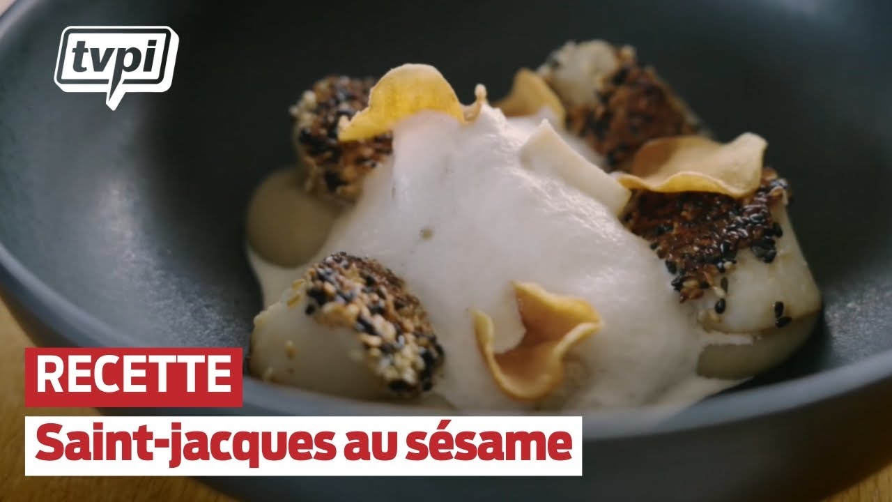 👨‍🍳 Recette : Saint-Jacques au sésame et topinambours