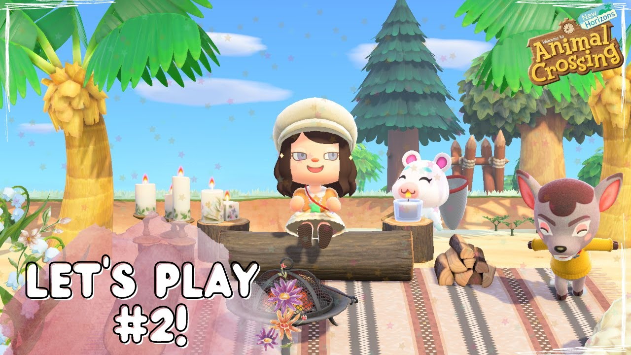 Let's Play #2 | Belated Bunny Day, Visiting Villagers & Label Visits //Animal Crossing: New Horizons