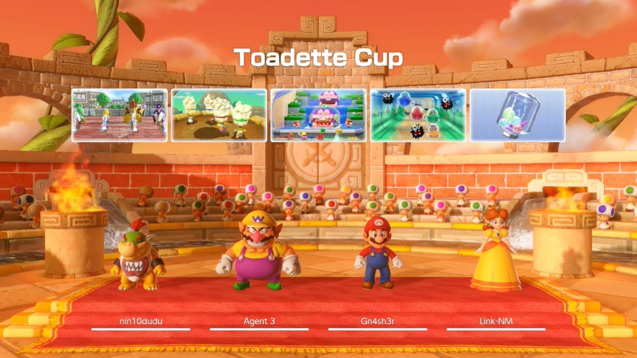 Super Mario Party - Online Mariothon gameplay