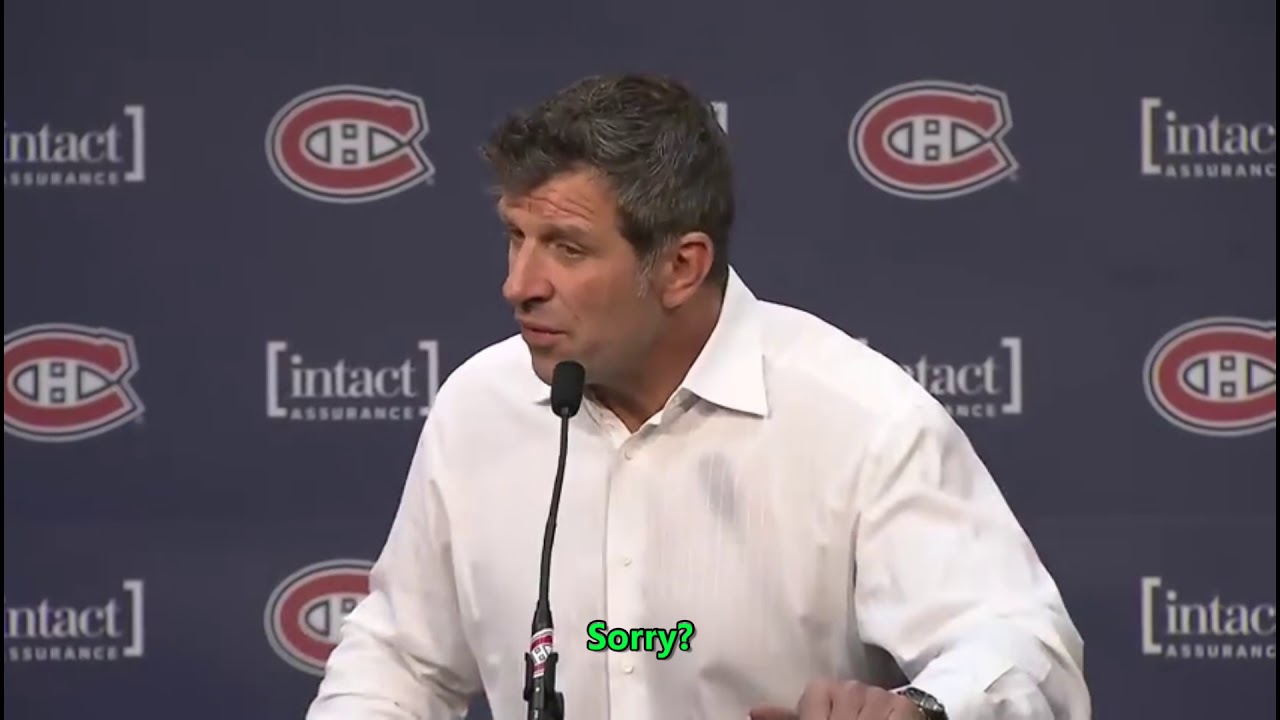 Bergevin pissed at reporter (2015)