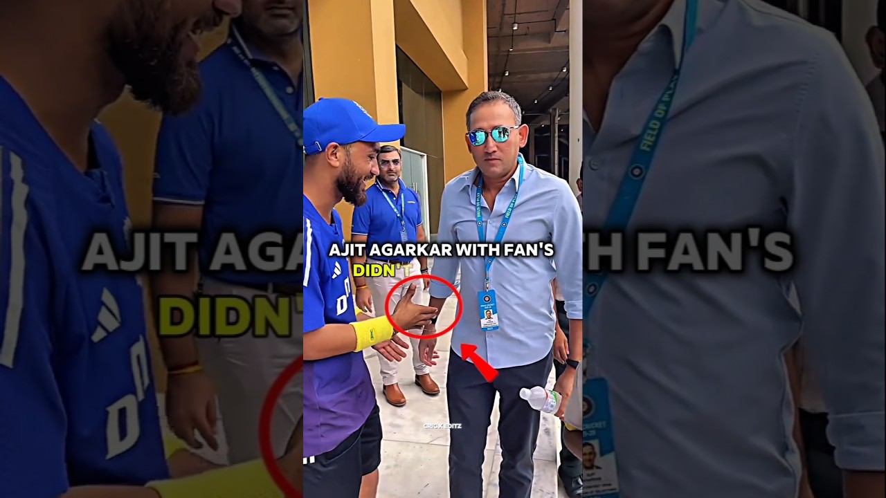 AJIT AGARKAR ATTITUDE #cricket #trending #shorts