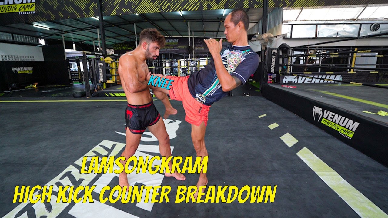 High Kick Counter Technique x Lamsongkram 👑 | Muay Thai Breakdown 🥊