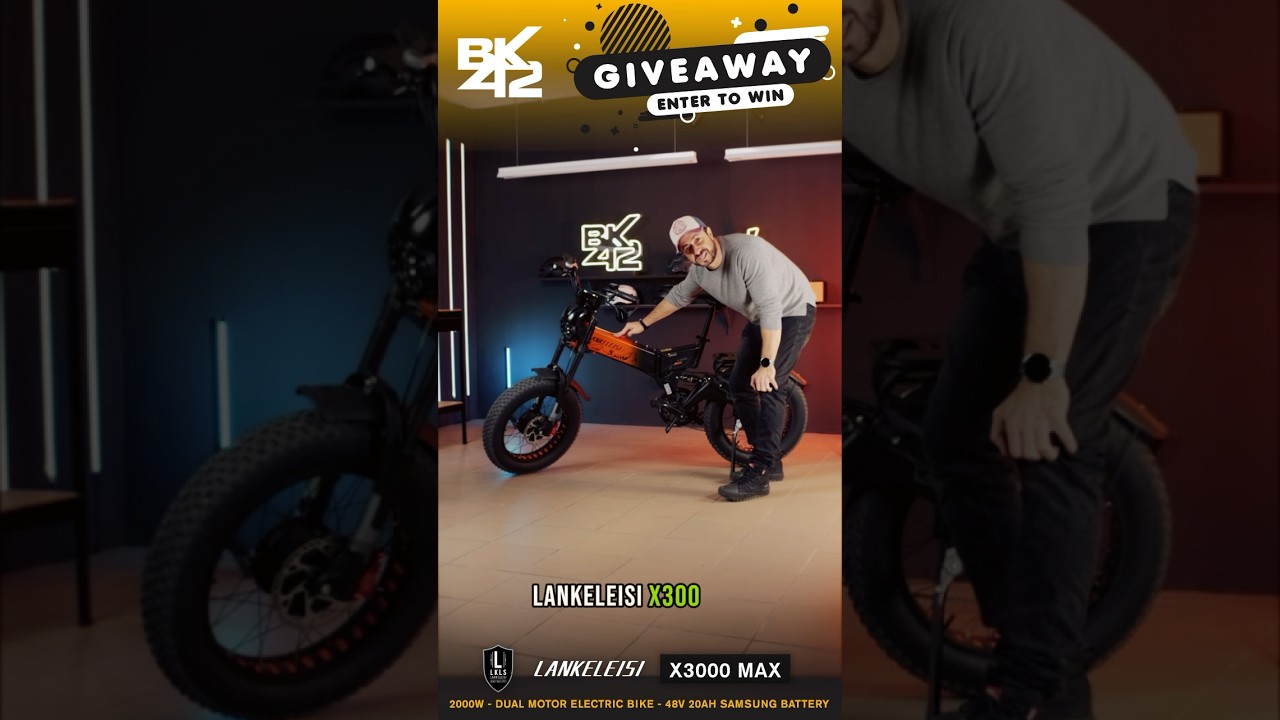 Win a Beast! We're Giving Away a Lankeleisi X300 Max E-Bike #shorts