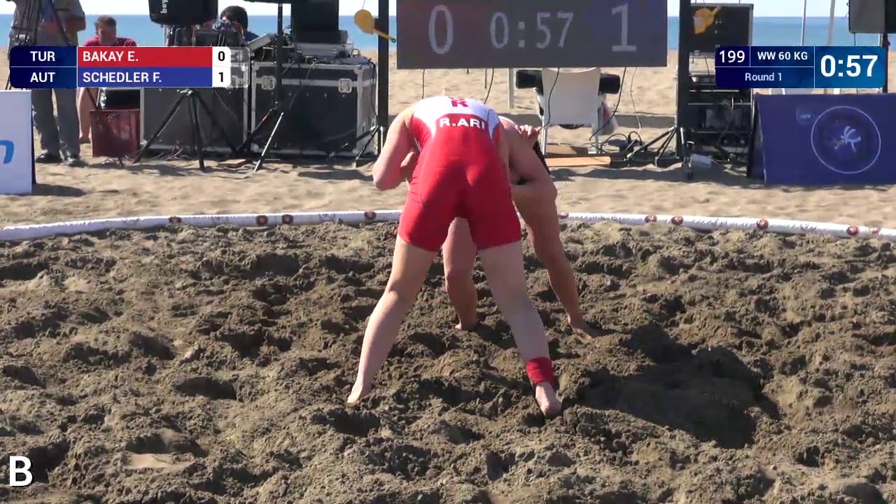 Round 1 Women's BW - 60 kg G2: E. BAKAY (TUR) v. F. SCHEDLER (AUT)