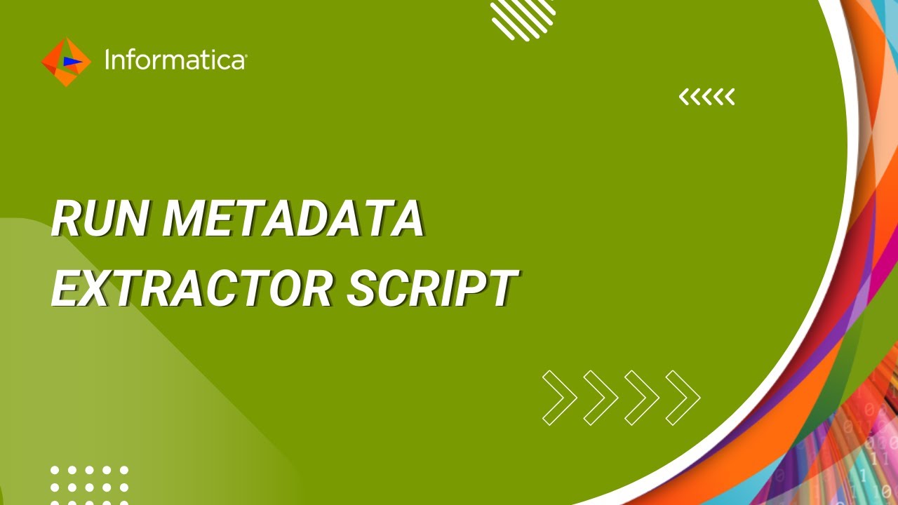 How to Run Metadata Extractor Script