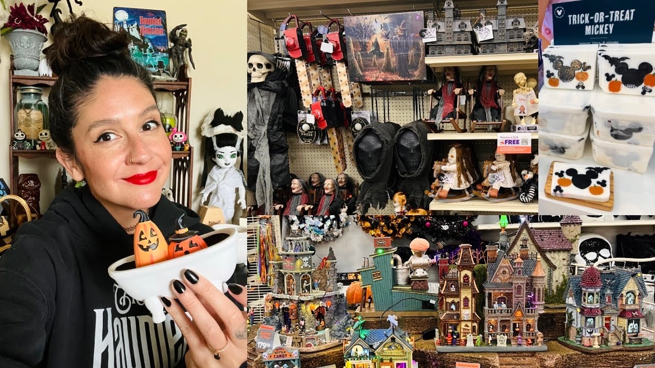 BIG LOTS HALLOWEEN 2023 is HERE! + Spooky Town Display at Michaels & CODE ORANGE at DISNEY Springs!