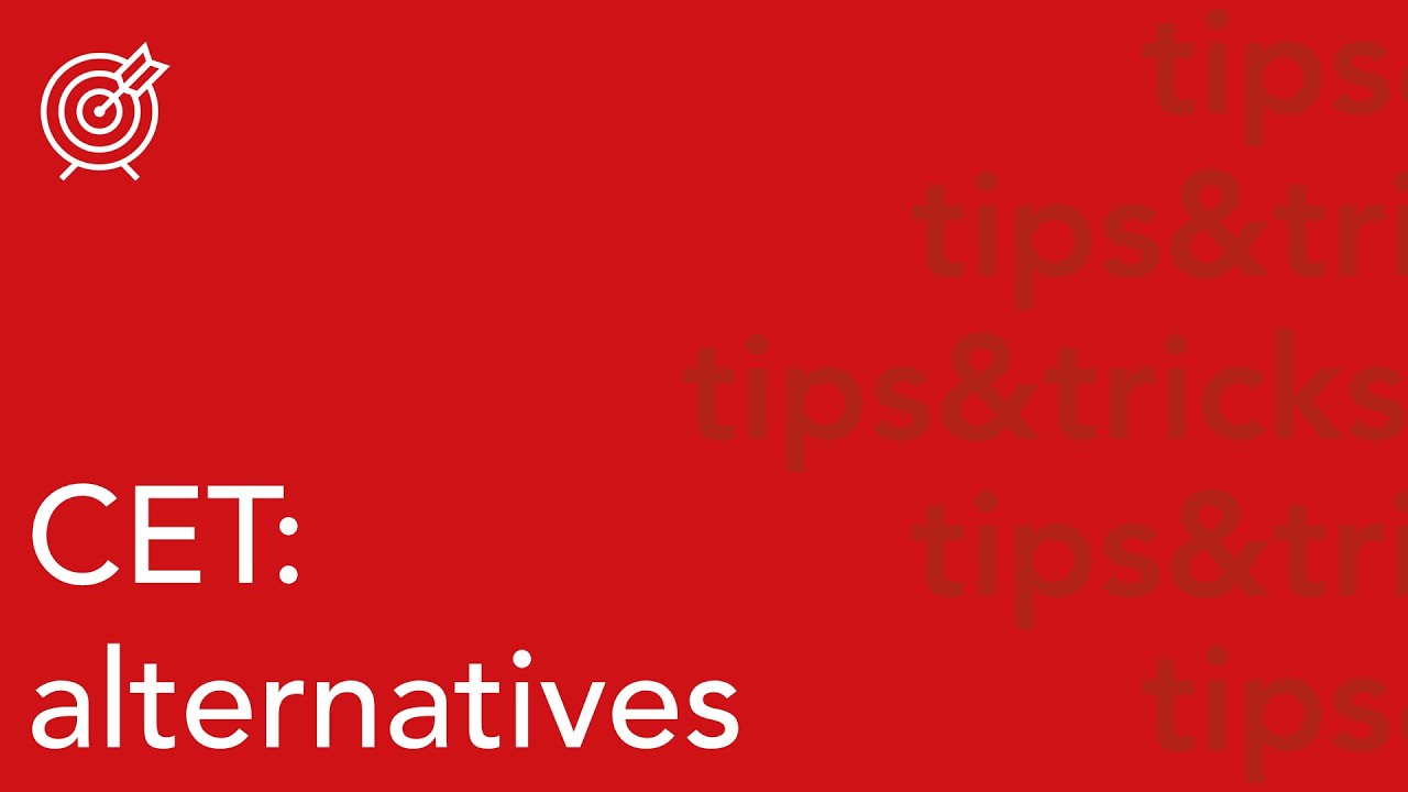 CET alternatives | tips & tricks | kimiko designs
