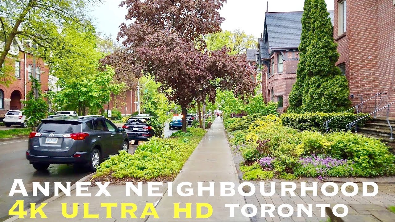 Annex Neighbourhood, Toronto (walking tour 4k)