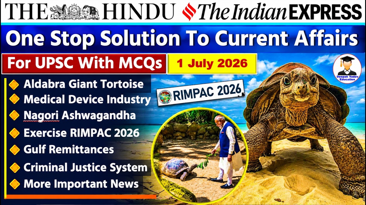 The Hindu Analysis Today | 1st July  2026 | The Hindu Newspaper Analysis | Daily Current Affairs