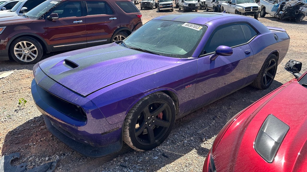 This Dodge Challenger SRT Scat Pack was Salvaged for HAIL!! Can it be Saved?