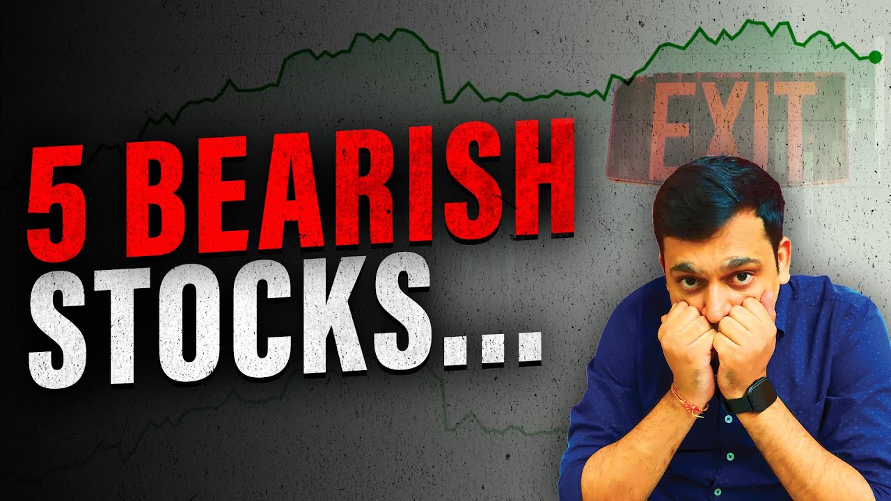 5 STOCKS with possible BREAKDOWNS ?? Using Technical Analysis for Long Term Investing...