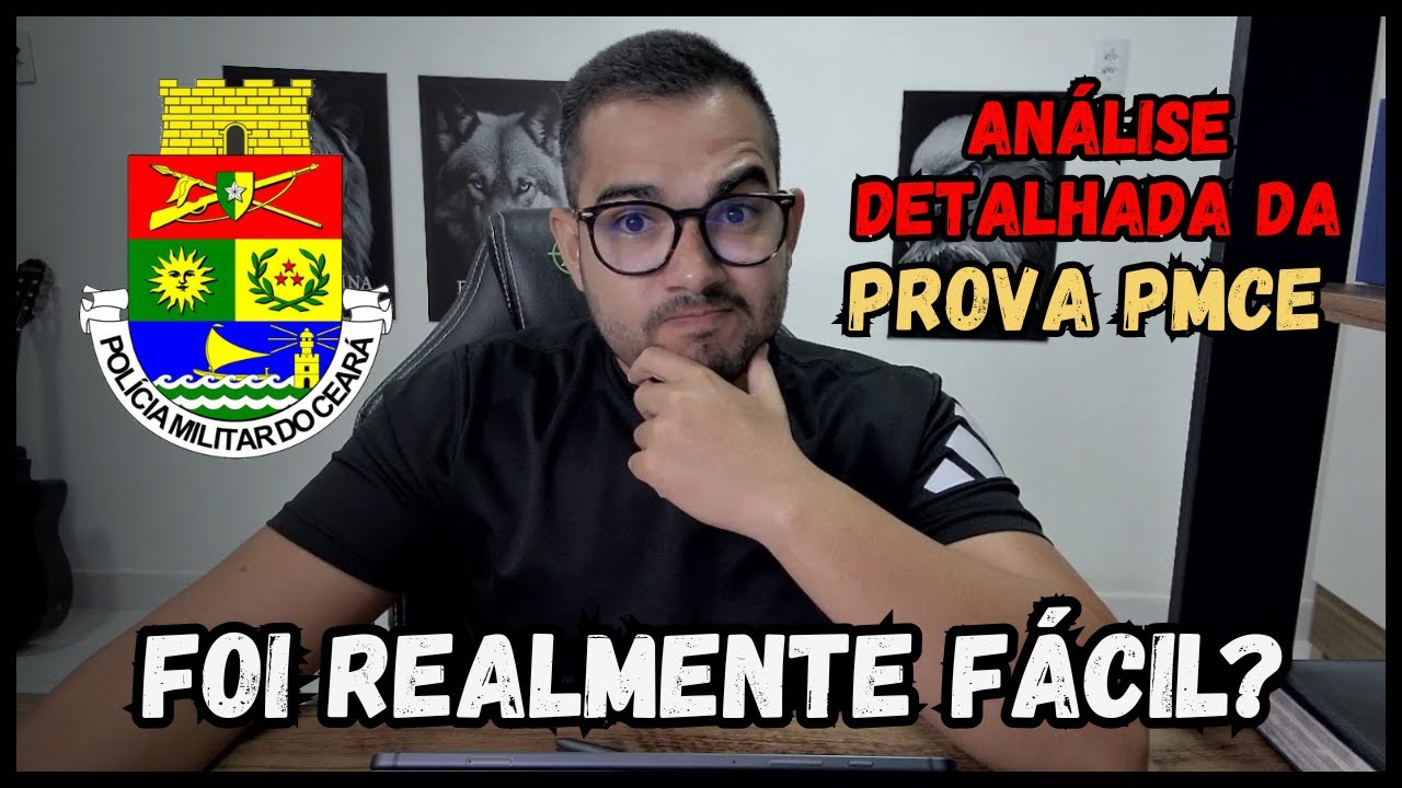 PMCE | ANÁLISE DA PROVA | REALMENTE ESTAVA FÁCIL ?