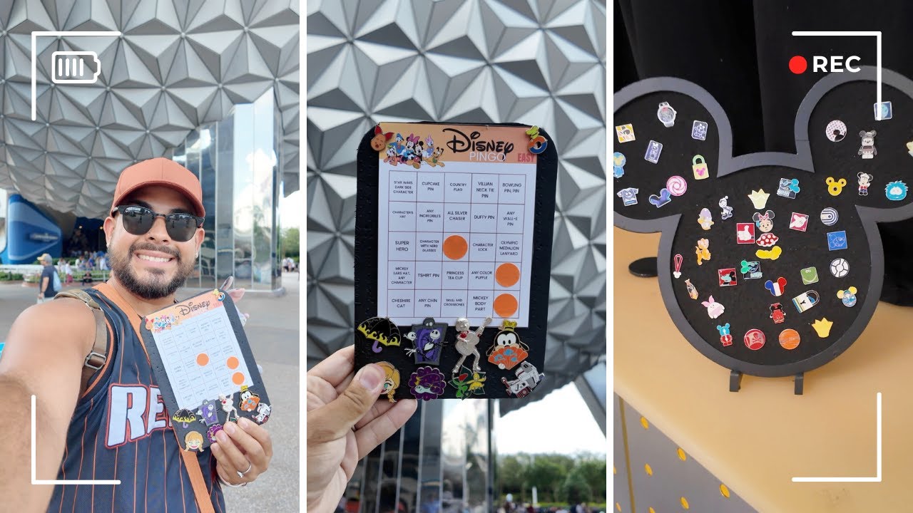 Pin BINGO At EPCOT - August 2025