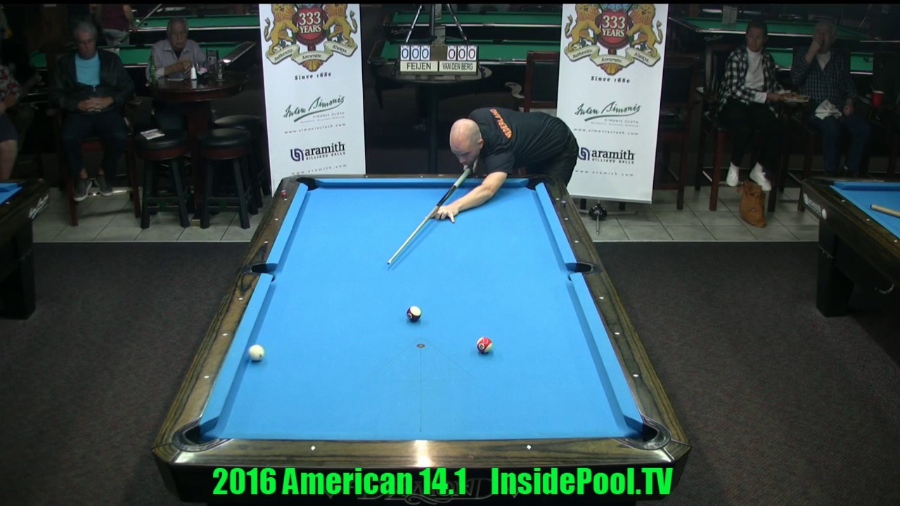 2016 American 14 1 Tournament Niels Feijen vs Nick Van Den Berg