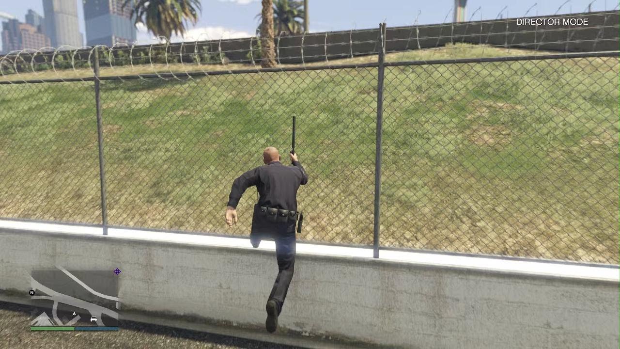 Being a police offer grand Theft Auto
