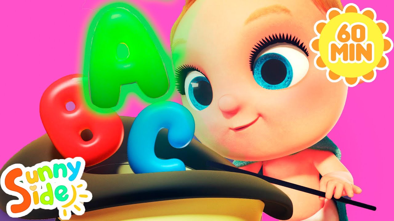👩‍🏫1 hora de canciones educativas para niños | ABC Canción del abecedario | Sunnyside Canciones