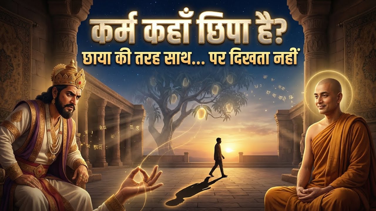 कर्म कहाँ छिपा है? छाया की तरह साथ... पर दिखता नहीं  Milinda Panha EP 79 Mil 2.5 8