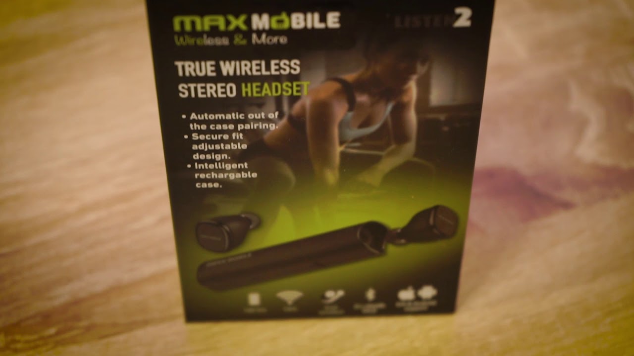True Wireless Stereo Headset Listen2 TWS DO8 MaxMobile