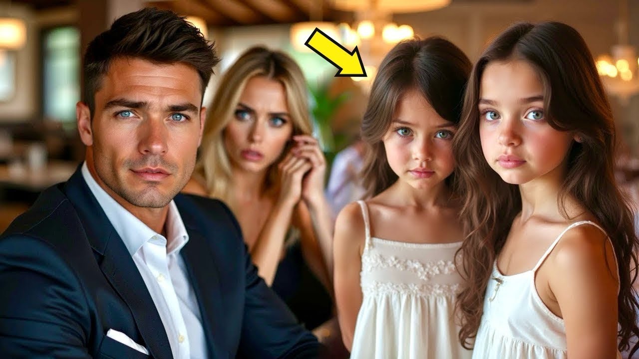 Der Millionär aß mit seiner Verlobten zu Abend, als zwei Mädchen sagten: „Du bist unser Papa.“