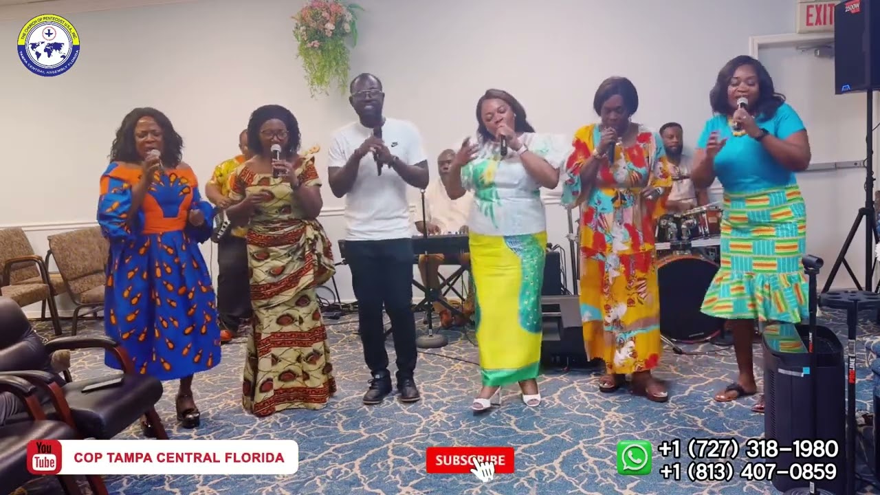 Non Stop Pentecostal Praise  By  The Church Of Pentecost, Tampa Central Assembly Florida USA……..