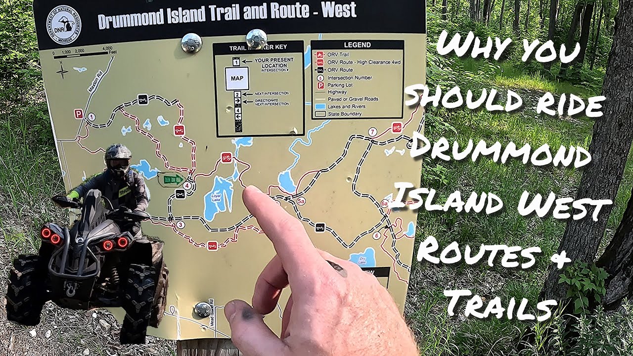 ATV Exploring Drummond Island's West Routes - Part 3