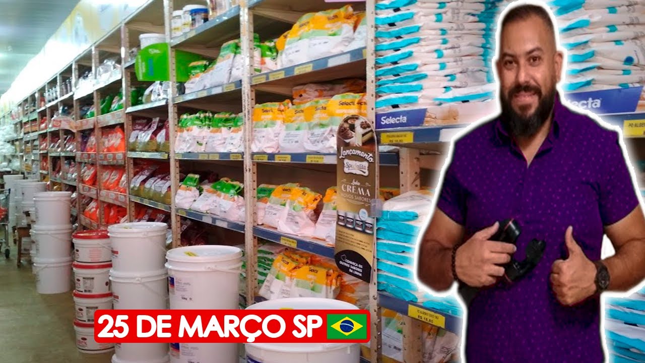 Produtos para Sorveterias loja Pontilhão Sorvetes na região da 25 de março