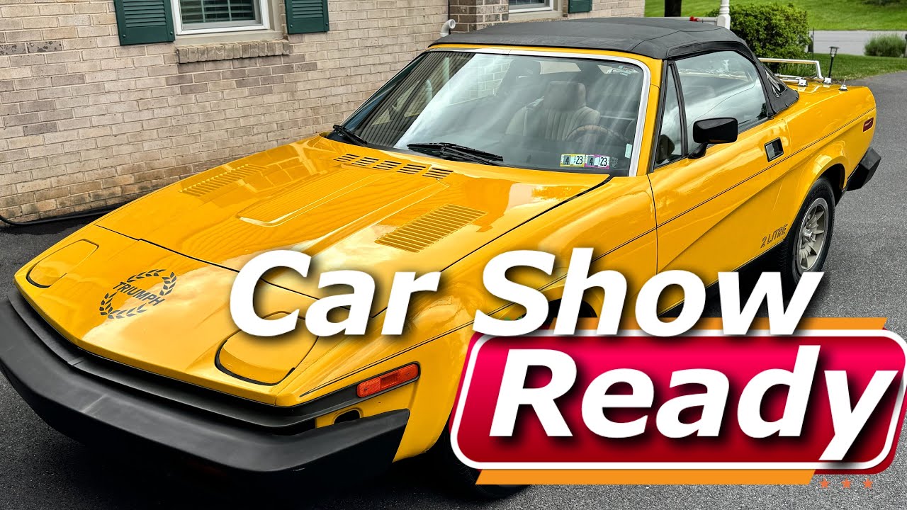 Przygotuj kabriolet Triumph TR7 z 1980 roku na sezon pokaz&oacute;w samochodowych | Ulubione produkty do pielęgnacji samochod&oacute;w 