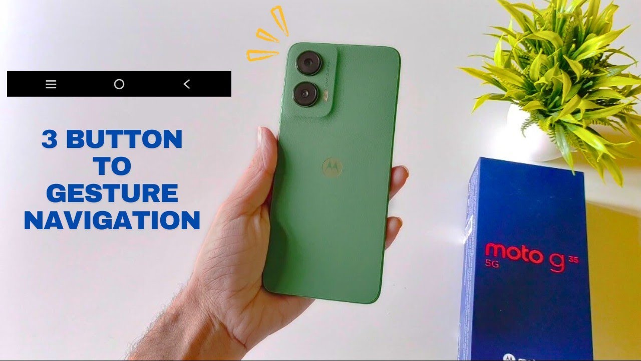 Moto g35 5g Back Button Settings / Moto g35 5g 3 Button Change / Gesture Navigation
