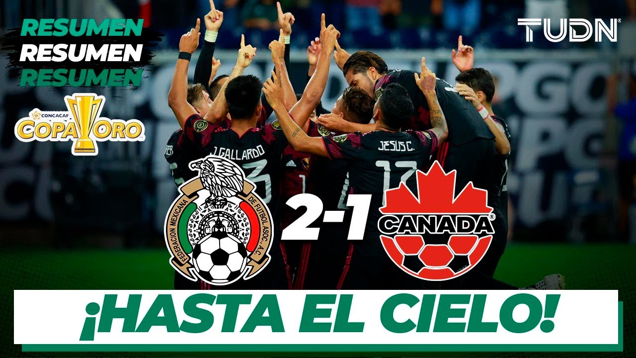 Resumen y goles | México 2-1 Canadá | Copa Oro 2021 - Semifinal | TUDN