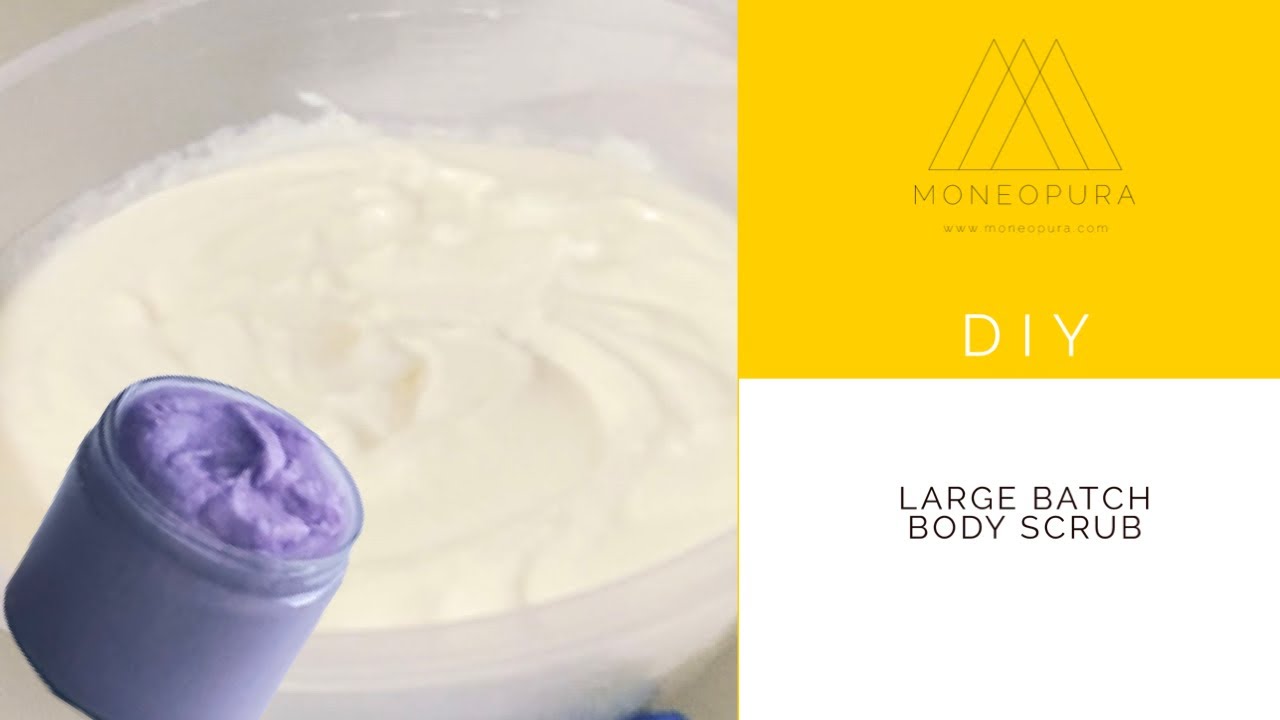 Large Batch Body Scrub - Easy Recipe - Beginners Friendly - We are now on Faire - UK Youtuber