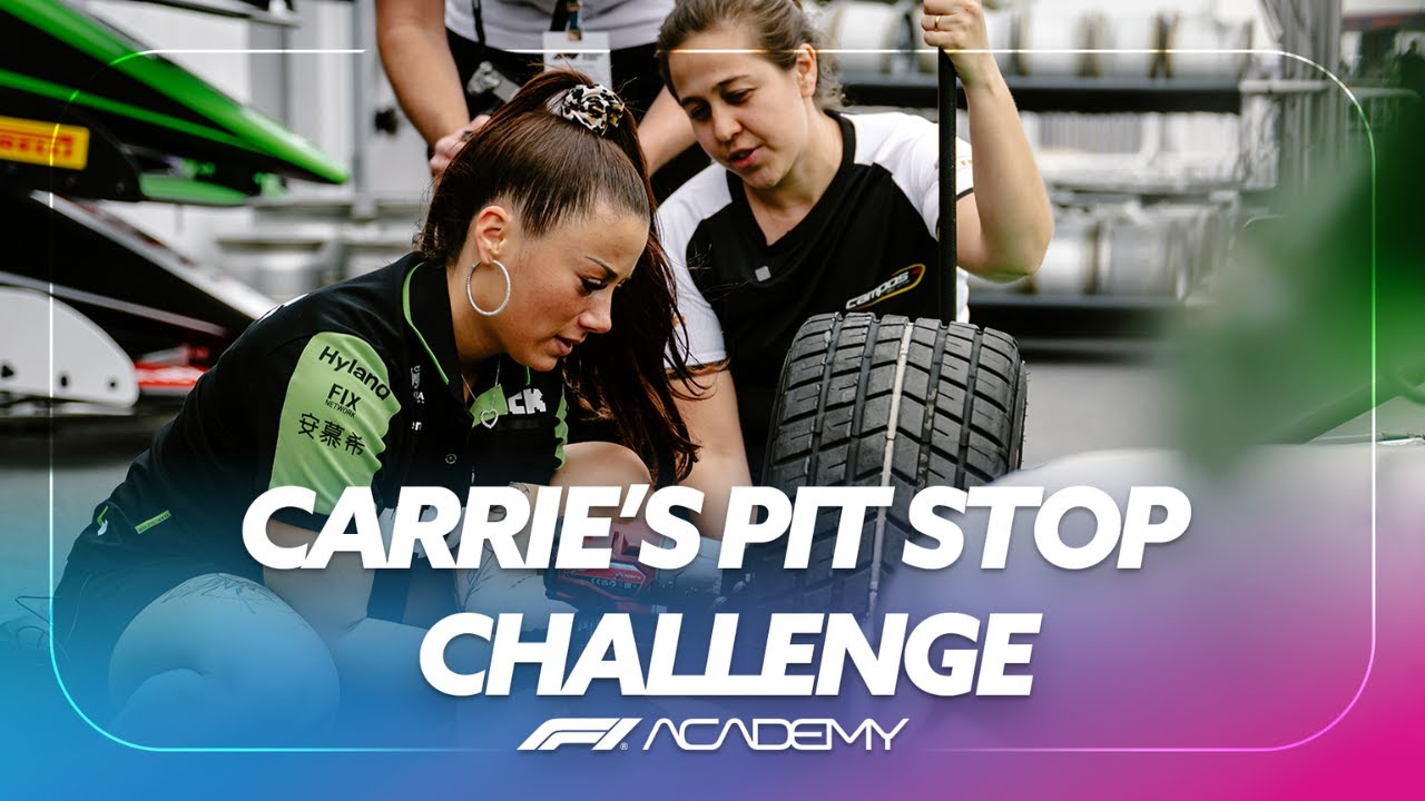 Carrie's Pit Stop Challenge | F1 Academy