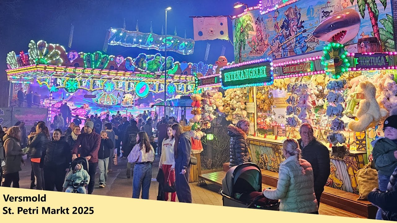 Versmold - St. Petri Markt 2025 - S&uuml;nne Peider - Kirmes Saisonstart in Ostwestfalen