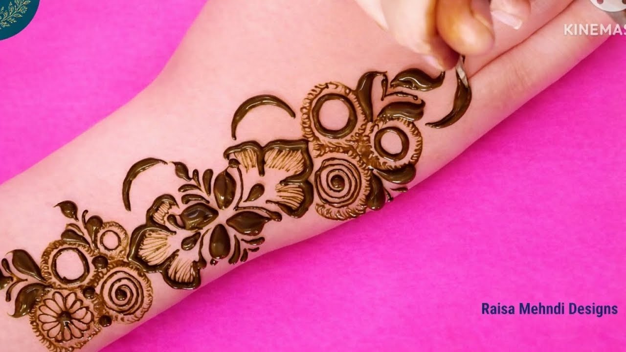 Very beautiful stylish back hand mehndi designs | Mehndi design | Simple mehndi | Arabic mehndi 