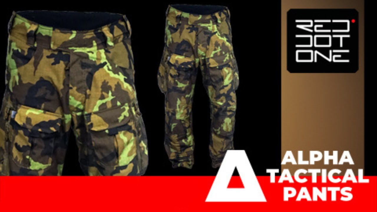Red Dot One - taktické kalhoty ALPHA Vz. 95 Les
