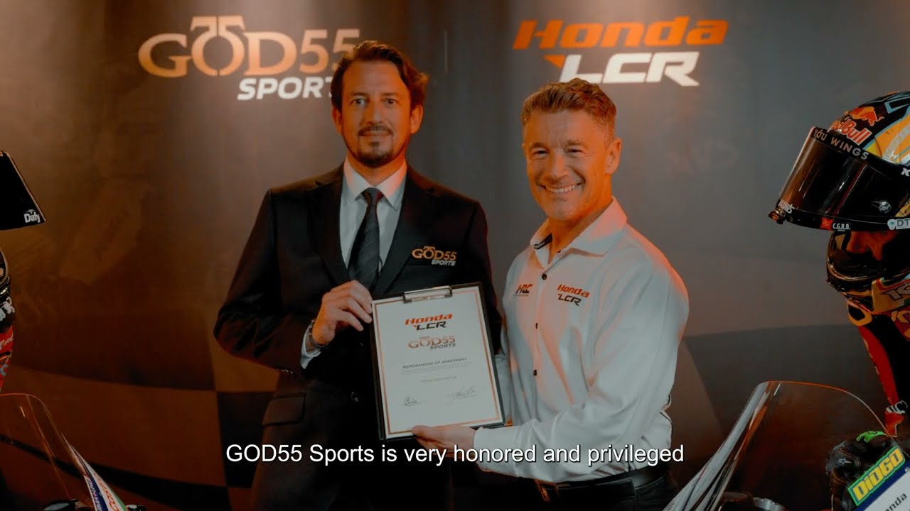 GOD55 Sports × Honda LCR Team | Official MotoGP Partnership
