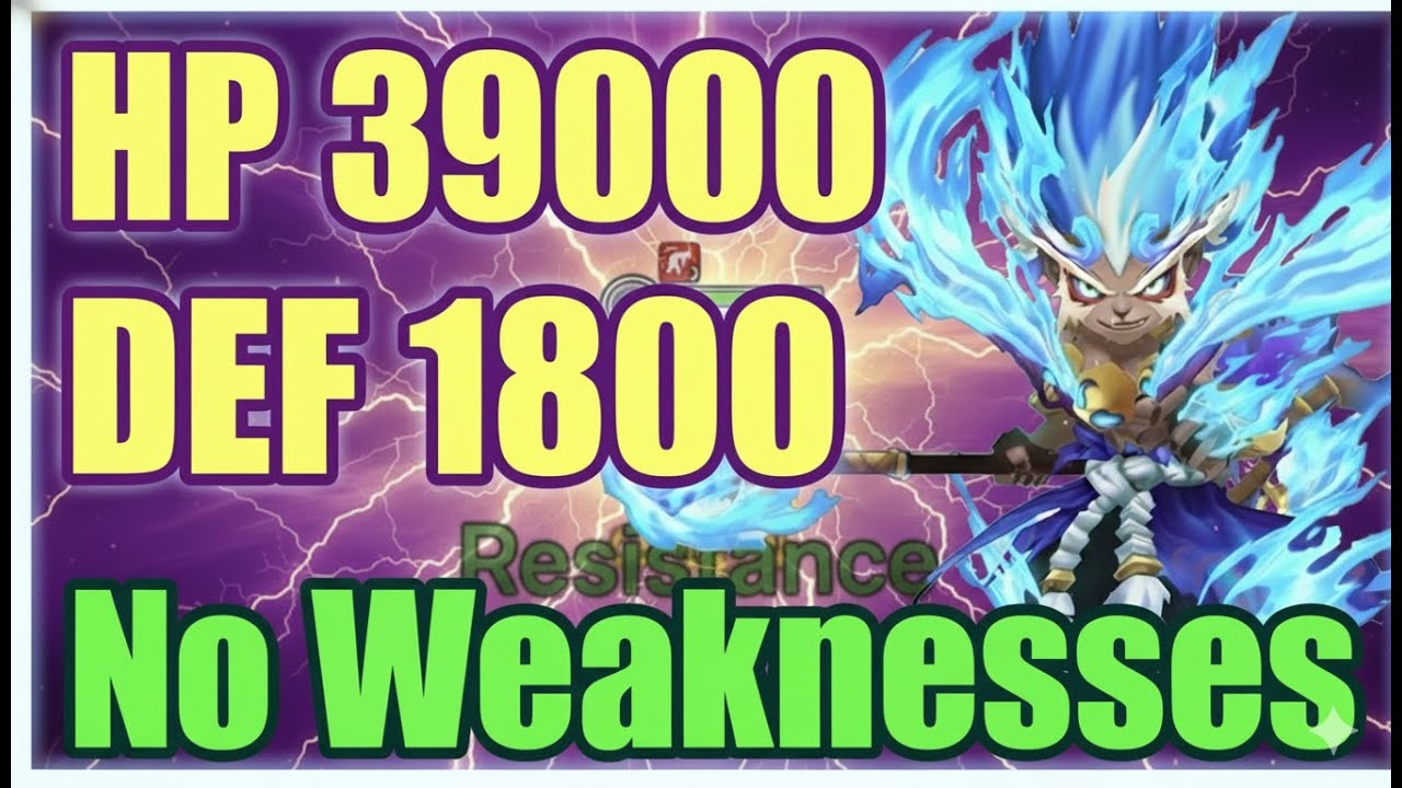 HP 39000 & RES 98%, No Weaknesses Shi Hou Debut😎😎😎【Summoners War RTA】