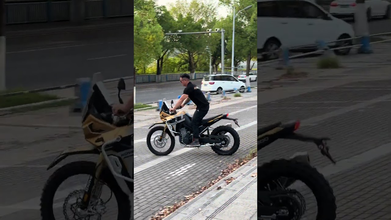 Small Ride of KOVE 800X Rally,Very Bouncy Suspension.#kove450rally  #kove800xrally  #kove  #advbike