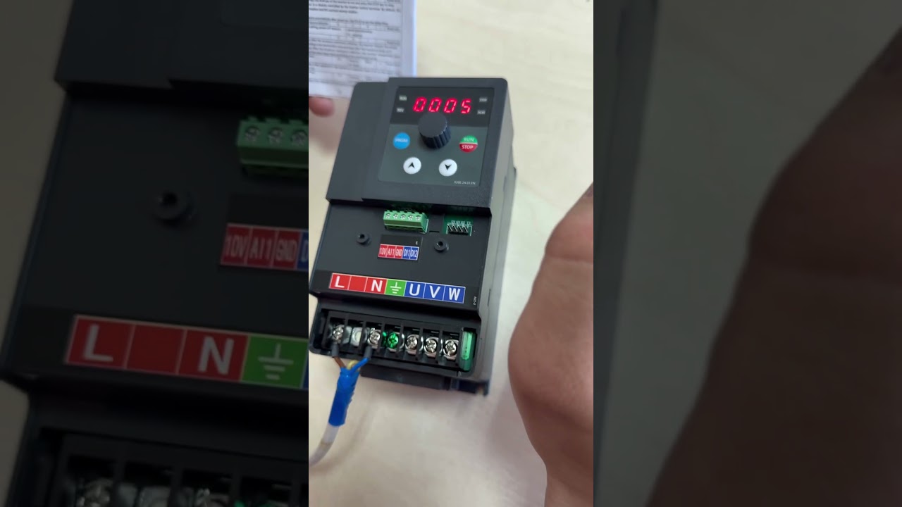 Реализация функции автозапуска на частотном преобразователе M-driver M900E. Автозапуск. Частотник