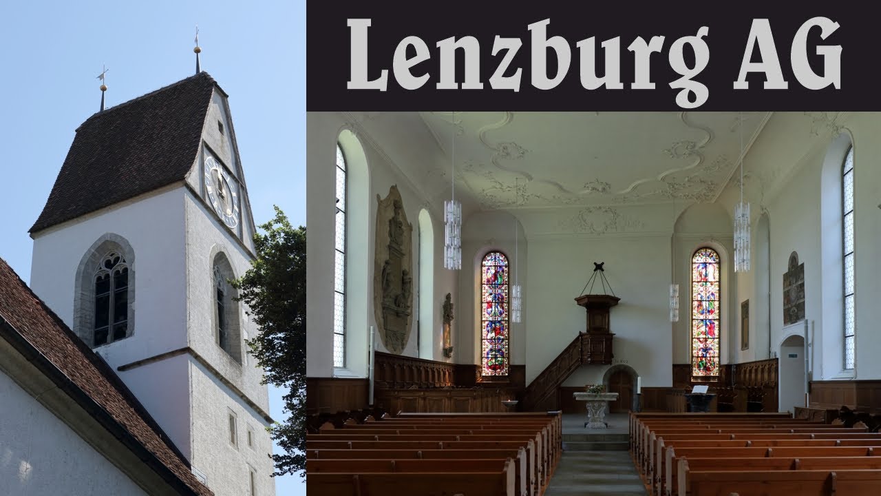 CH - LENZBURG (AG), Reformierte Stadtkirche - Vollgeläut