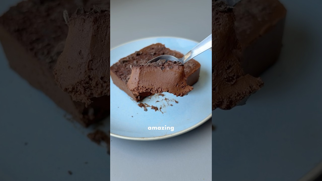 2-INGREDIENT CHOCOLATE PEACH CAKE 🍫🍑 #chocolate #peach