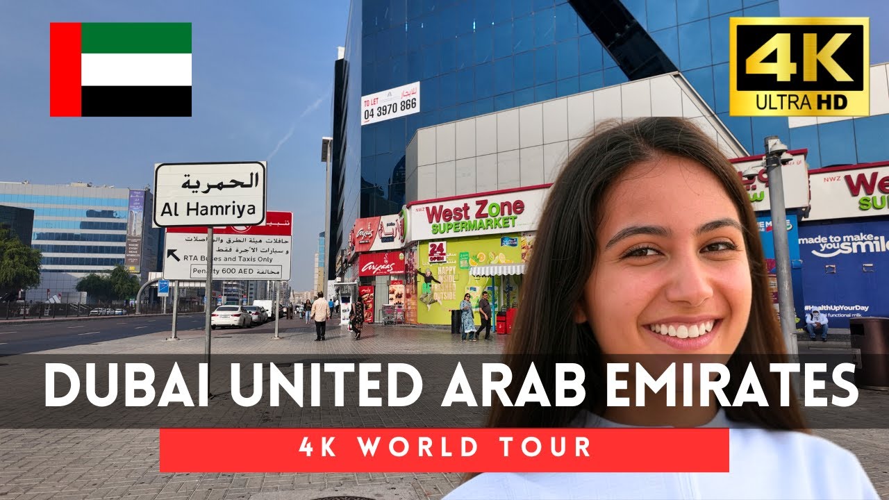 🇦🇪Dubai 4k walk - UAE 4K Morning Walking Tour｜Dec 2024