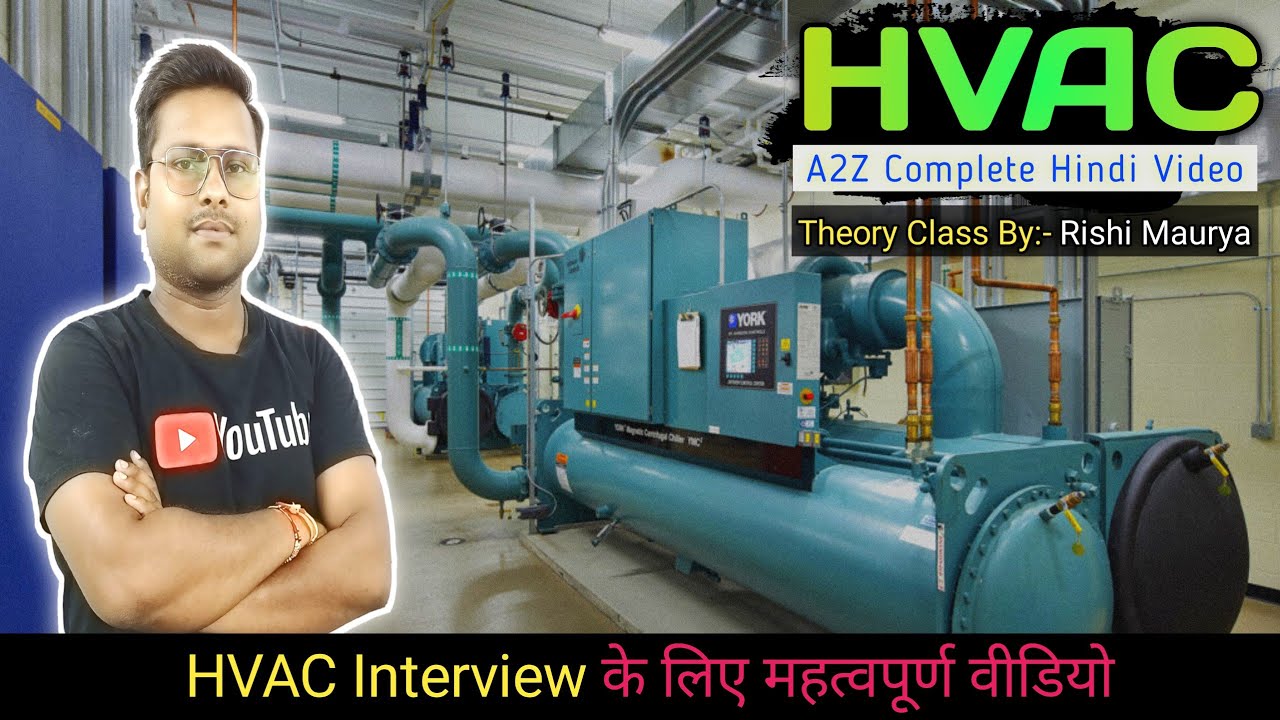 HVAC Kya Hota Hai? | Central AC Full Working Principal | Chiller AC | HVAC Interview Questions