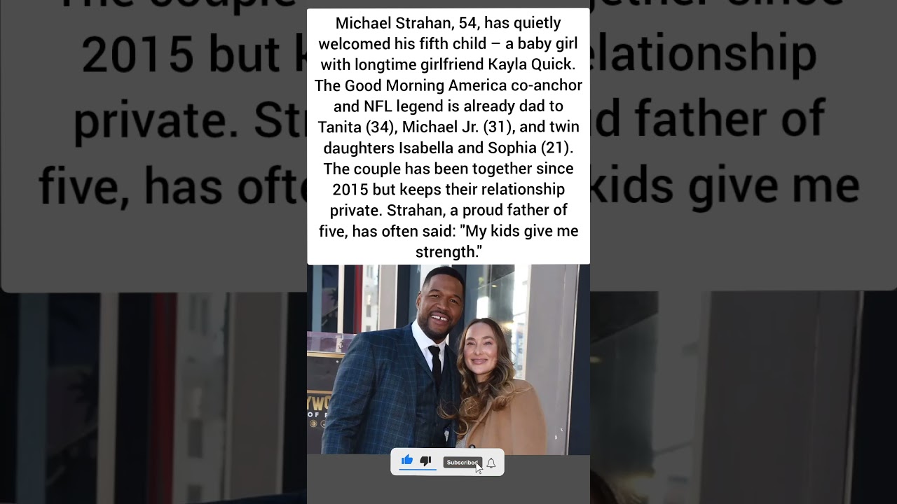 Michael Strahan Quietly Welcomes Baby No. 5 &ndash; A New Chapter for the GMA Star 🍼👨&zwj;👧#Shorts #GMA #NFL