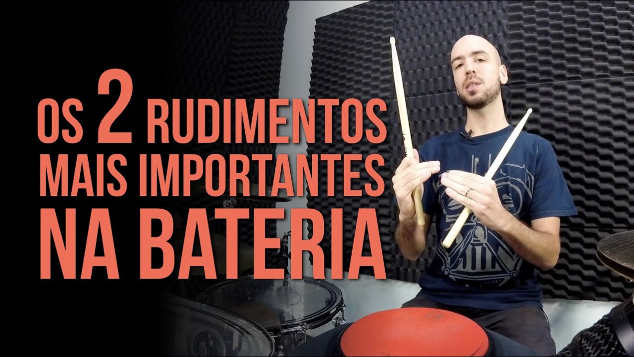 Os 2 rudimentos mais importantes na bateria!