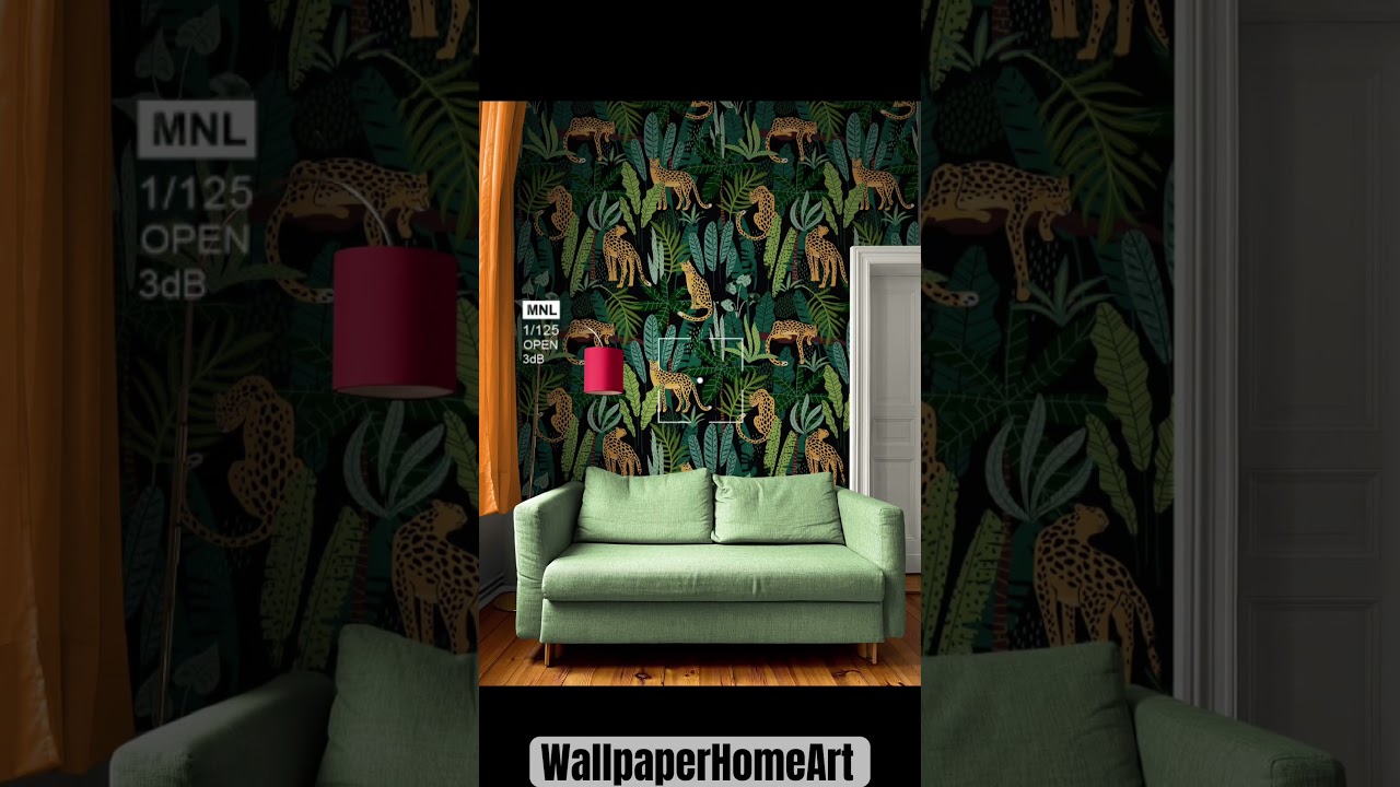 Botanical Wallpaper Ideas💡 #tropicalwallpaper #walldecorideas #botanicalwallpaper