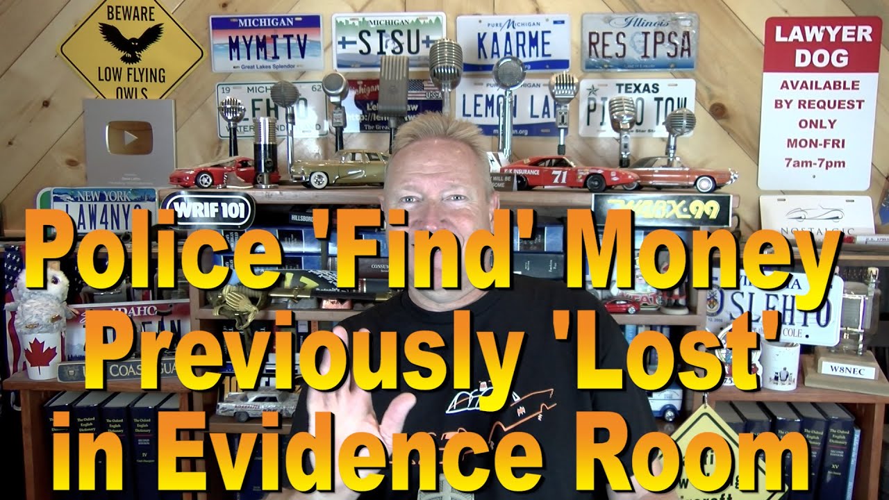 Police 'Find' Money Previously 'Lost' in Evidence Room