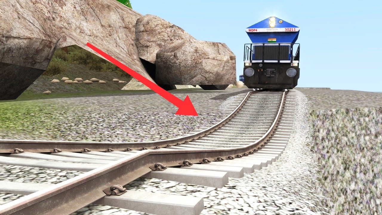 TRAINS Vs POTHOLES AND ACCIDENTS #1 - Train Simulator