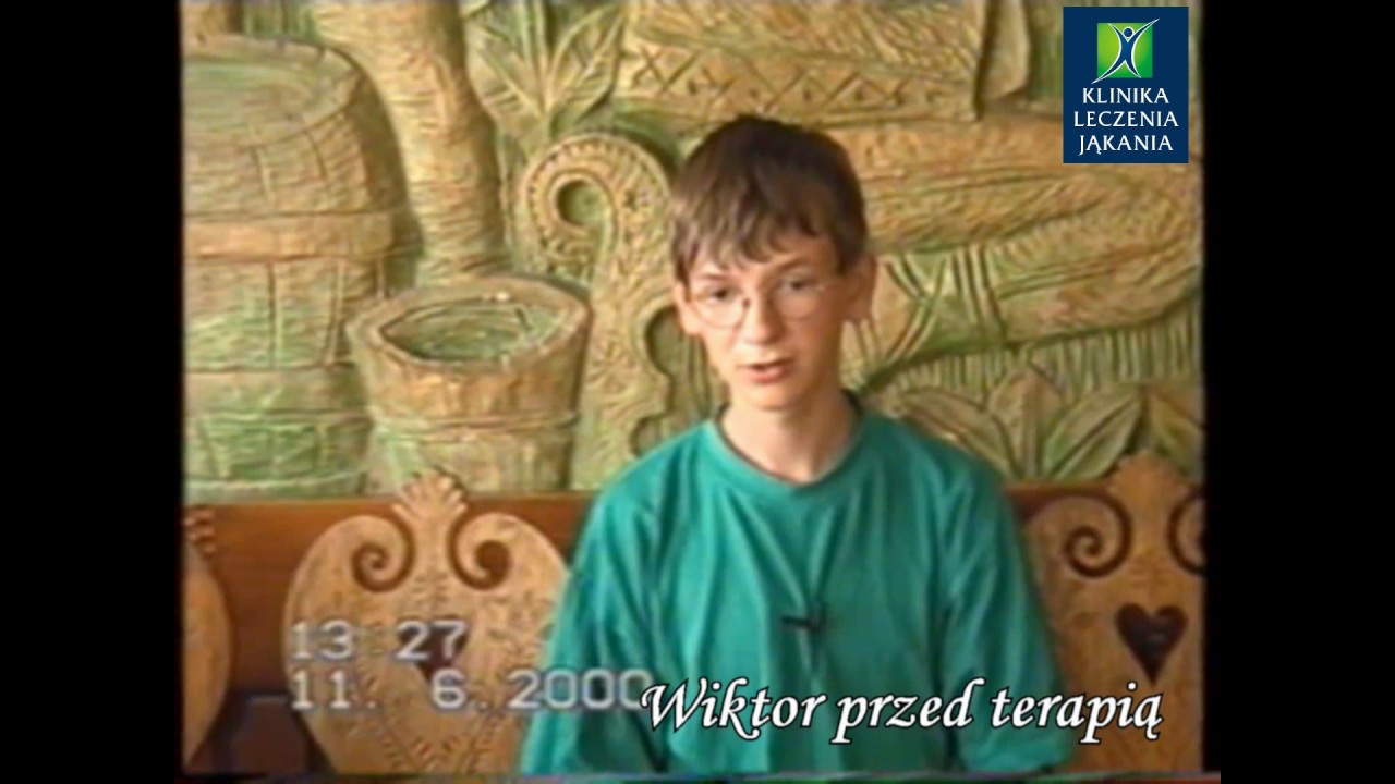 Wiktor przed turnusem oraz 13 lat po terapii - Klinika Leczenia Jąkania