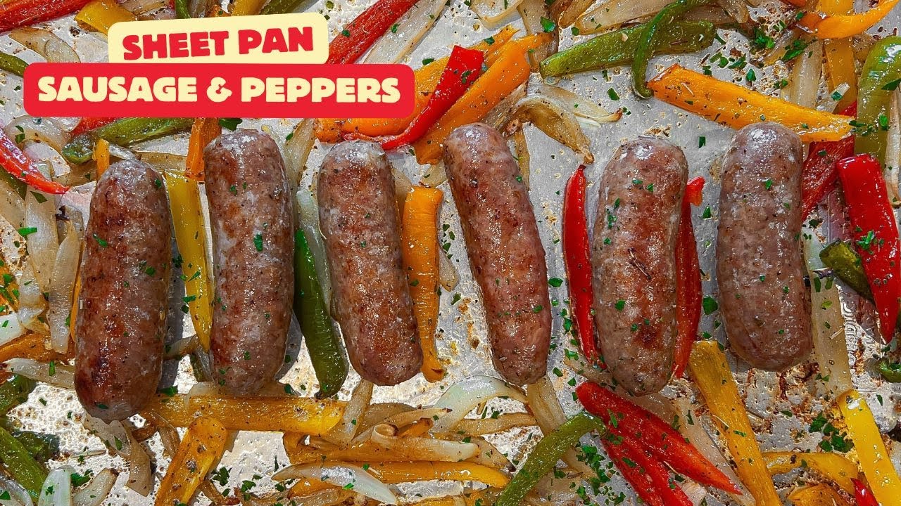 Easy Sheet Pan Sausage & Peppers | Perfect Weeknight Dinner Recipe!